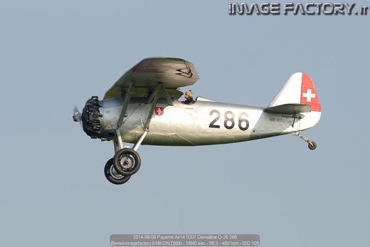 2014-09-06 Payerne Air14 0207 Dewoitine D-26 286